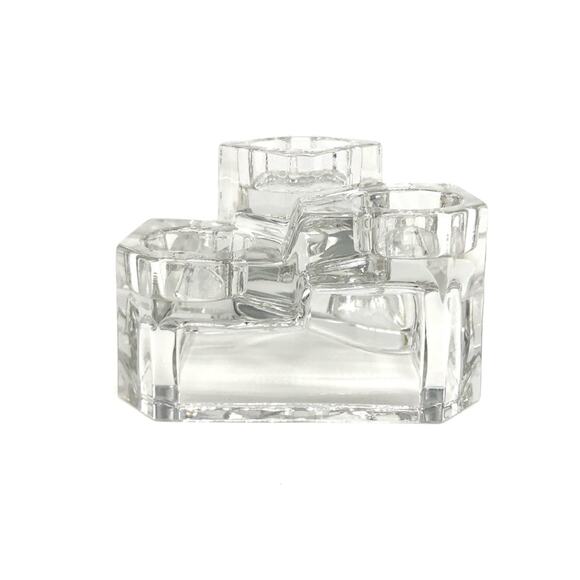 PARTYLIGHT Crystal Castle 5 Tier Tealight Candle Holder - Picture 3 of 7